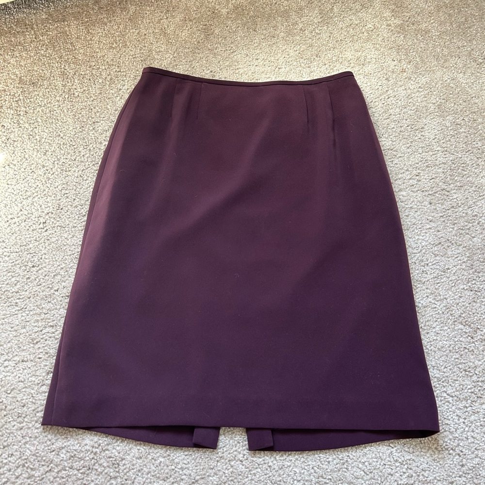 Women’s Tahari Purple Pencil Skirt Size 8